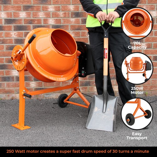 Electric cement mixer - electric, 70